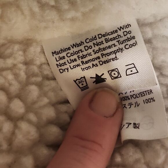 Eddie Bauer corduroy style fleece lined jacket - Picture 7 of 7